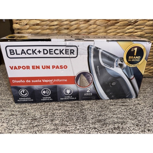 BLACK+DECKER Other - BLACK+DECKER; Steam Iron with Retractable Cord Gray- Brand New In Box (SEE PICS)